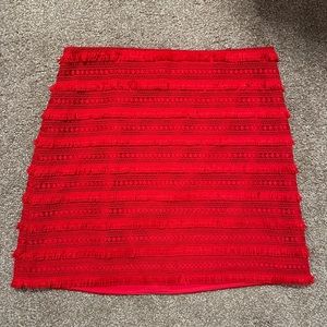 J. Crew Fringed Mini Skirt